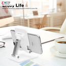 Suporte Para Celular e Tablet Dobrável Portátil Ajustável Apoio Mesa
